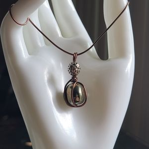 Distressed Metals Pendant